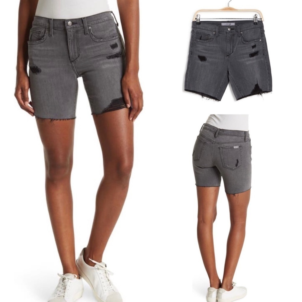 💋NWT Joe’s Distressed Bermuda Shorts In Halifax